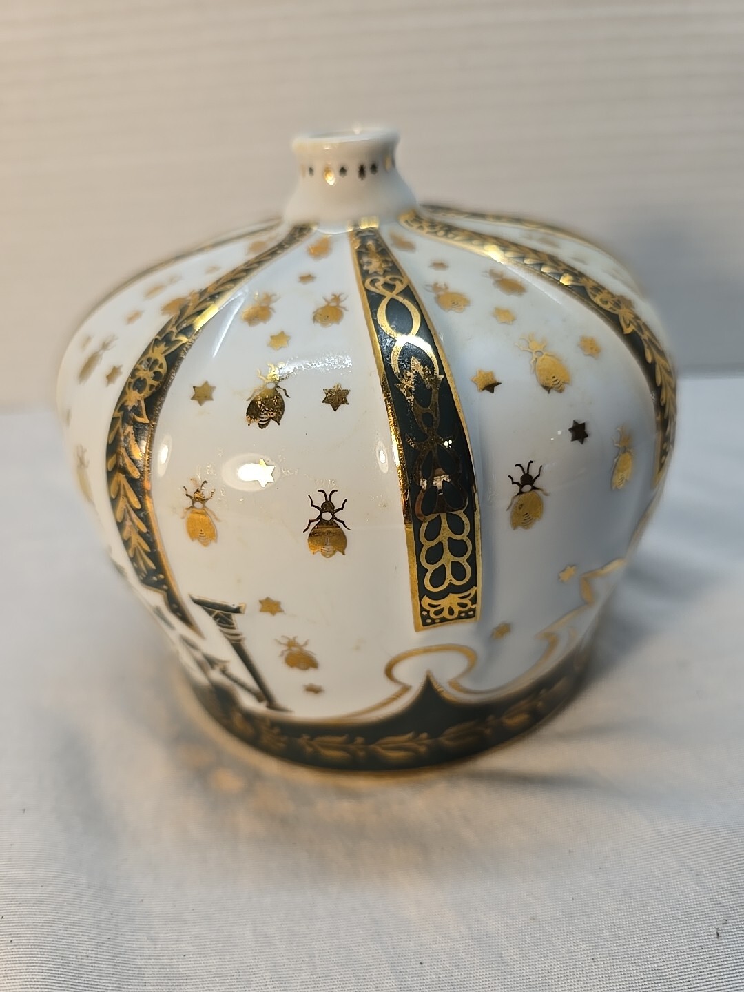 Napoleon Sempe Crown Armagnac Cognac France Crown Empty Bottle Decanter No Top