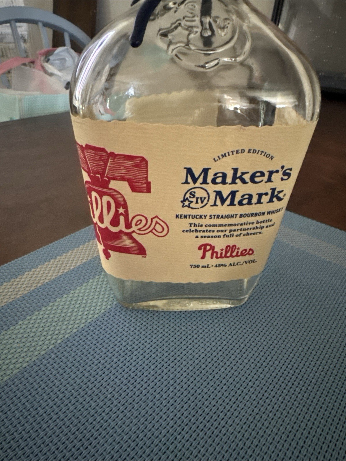 Maker’s Mark Whisky Empty 750 ml Bottle