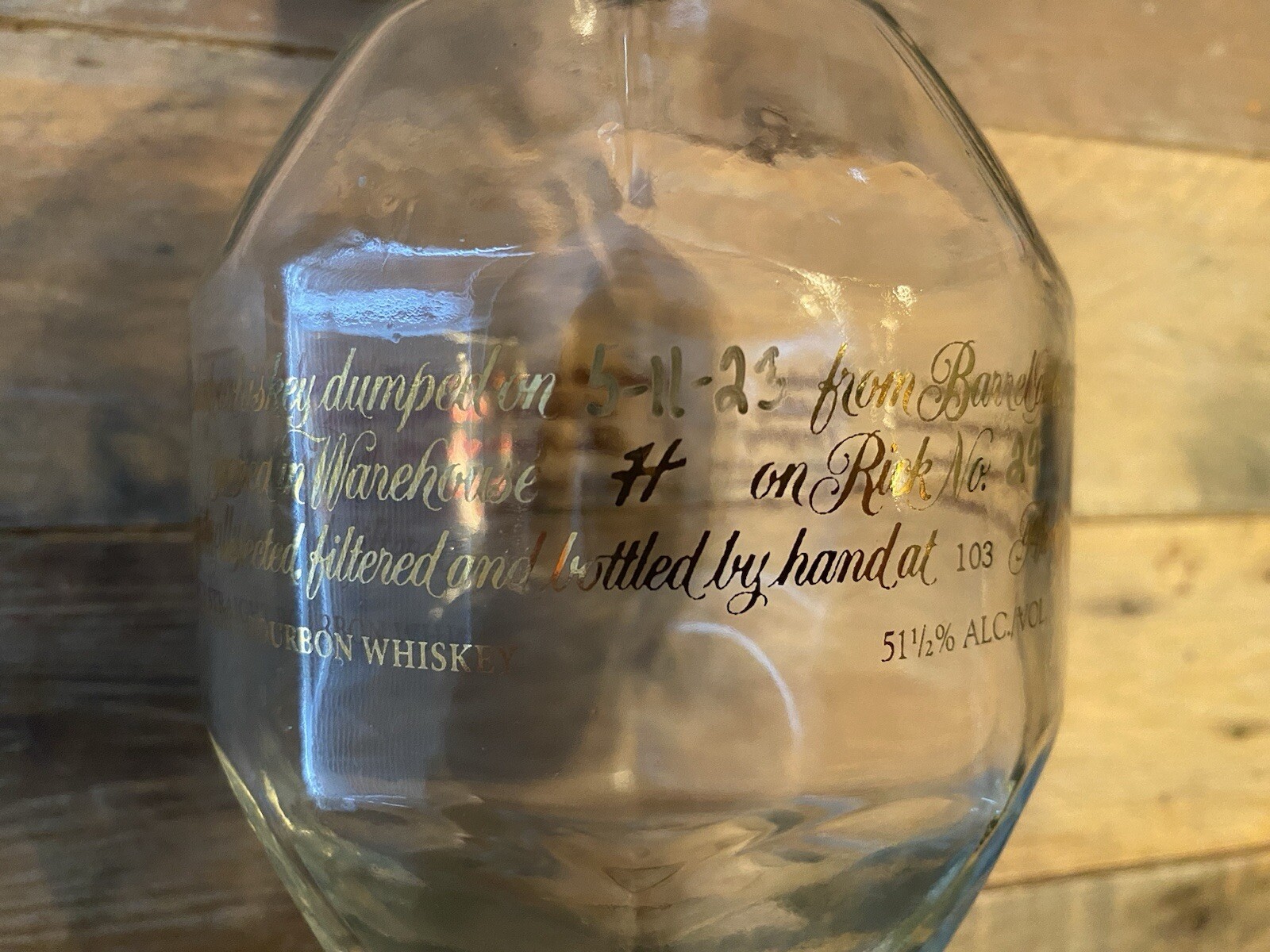 Blanton’s Gold Limited Edition Bottle Bag Box Bourbon Pappy Van Winkle Unrinsed