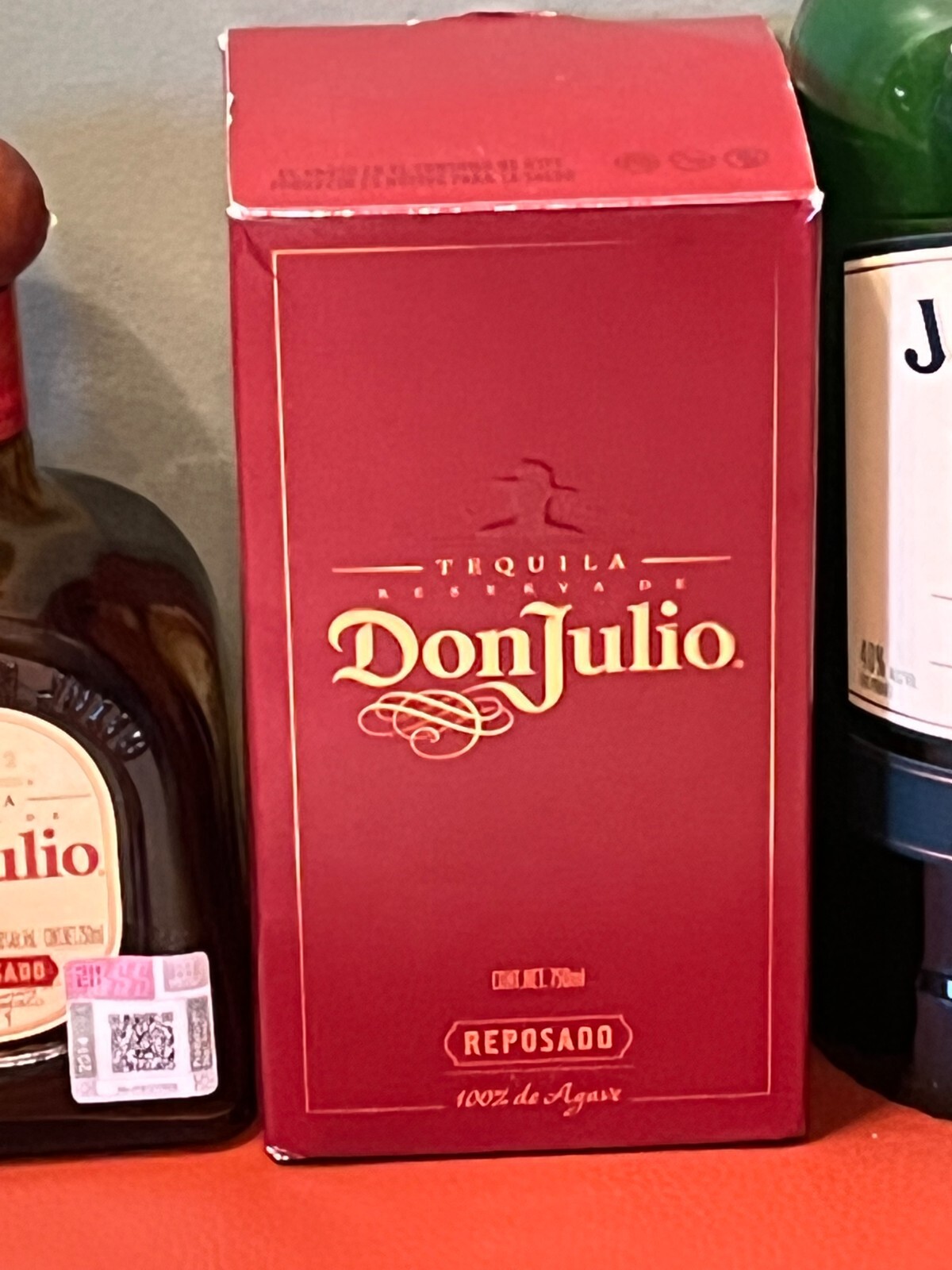 2 Empty Bottles: Jameson Whiskey 1.75L & Don Julio Reposado Tequila 750ml w/ Box