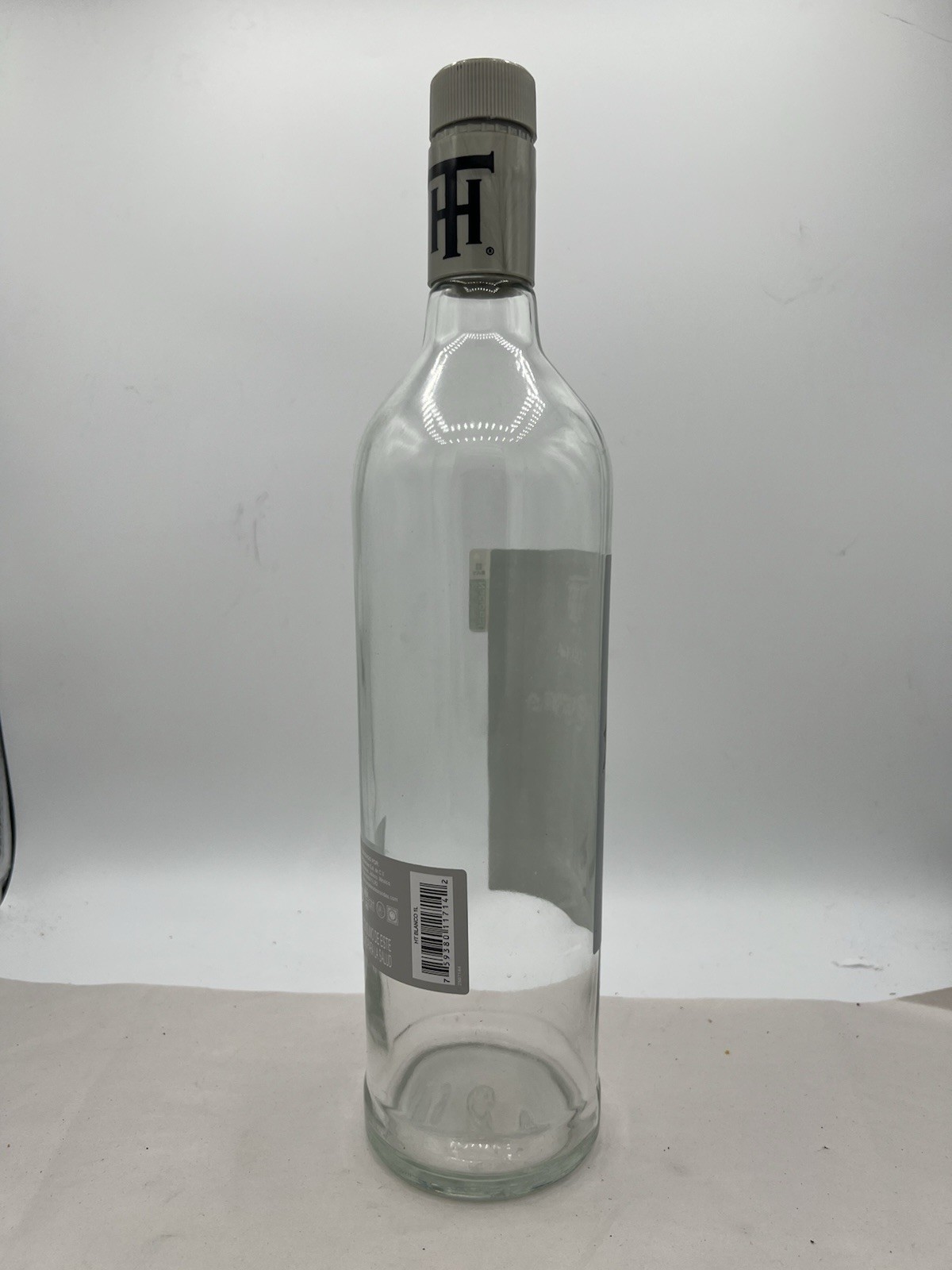 Imported Tequila Hacienda De Tepa Blanco EMPTY BOTTLE Large 1 Liter Mexico