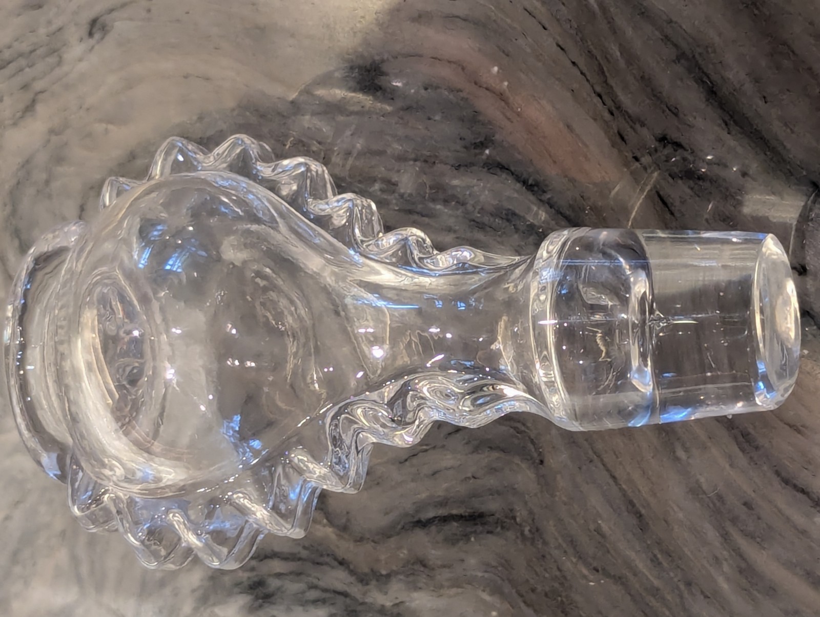 Baccarat France Crystal Remy Martin Cognac Decanter Matching #125 Stopper Fleur