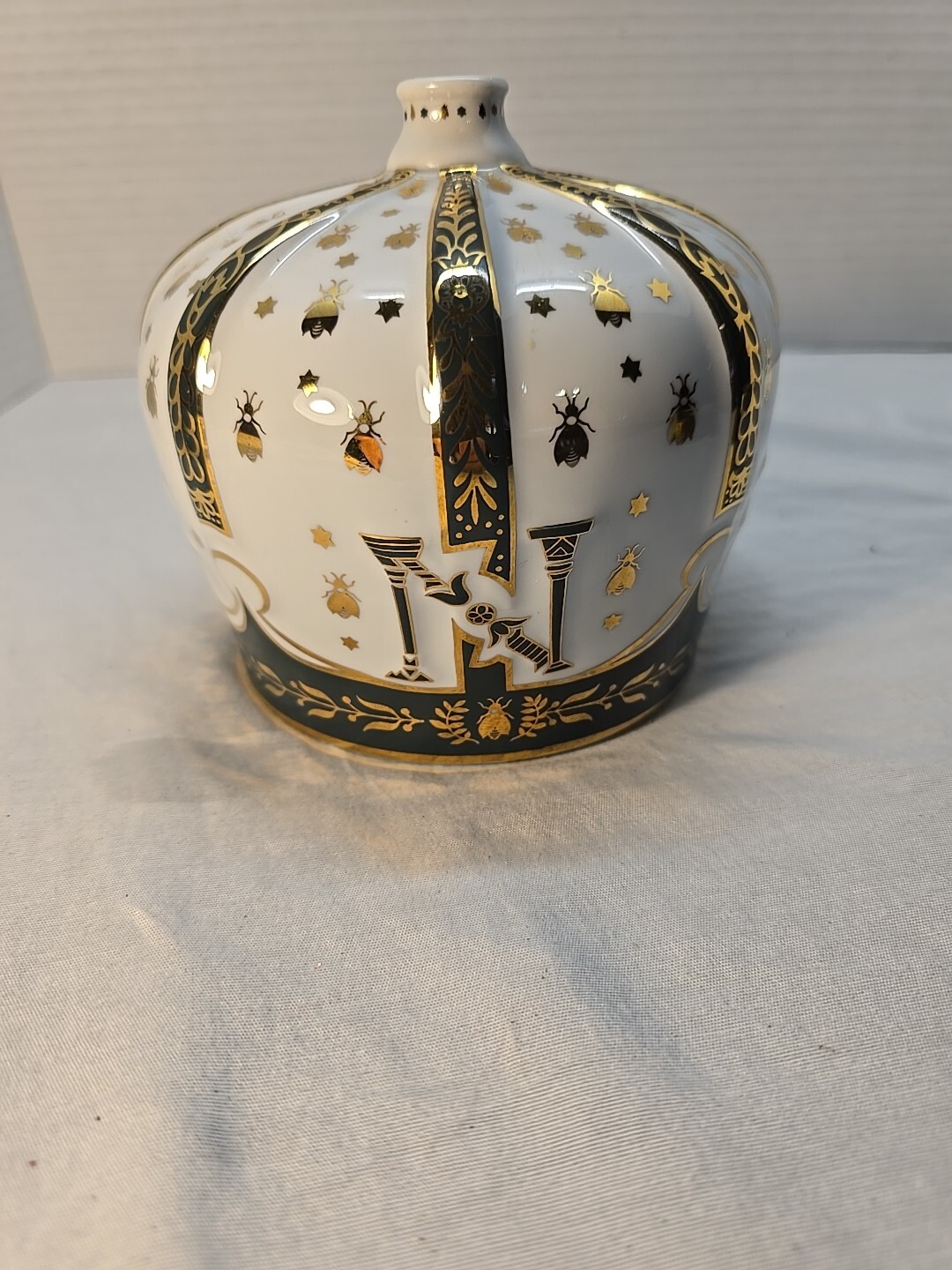 Napoleon Sempe Crown Armagnac Cognac France Crown Empty Bottle Decanter No Top