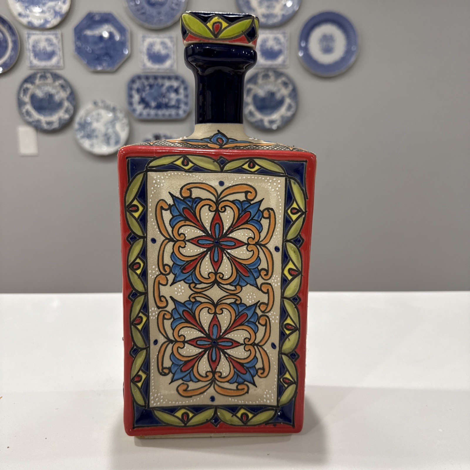 Tequila Dos Artes Reserva Especial Agave Extra Anejo Collectible Empty Bottle