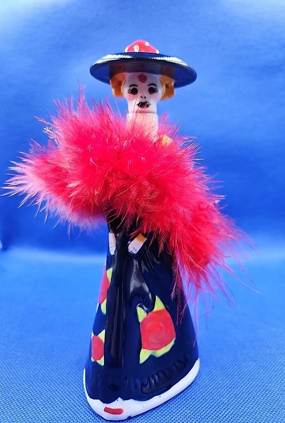 Tita Dona Celia Empty Tequila Bottle Lady Blanco 100ML 8″ Tall Rare No Damage