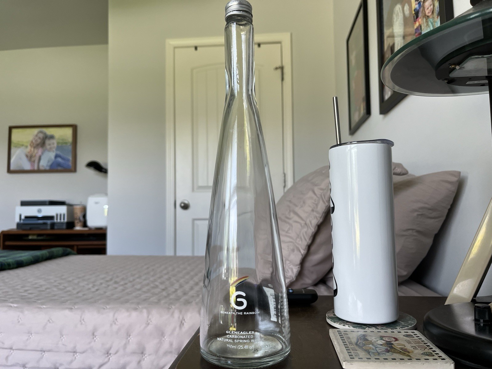 G Beneath The Rainbow Gleneagles Spring Water Bottle. 14” Tall 6/12/26 C