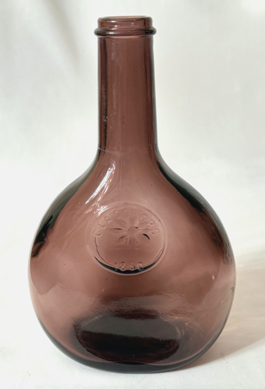 Wheaton 1850 Glassboro Purple Amethyst Glass Wine Bottle Nuline, NJ