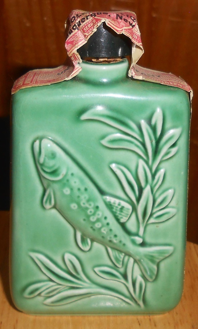 Beneagles Scotch Whisky Trout Miniature Bottle Flask Empty