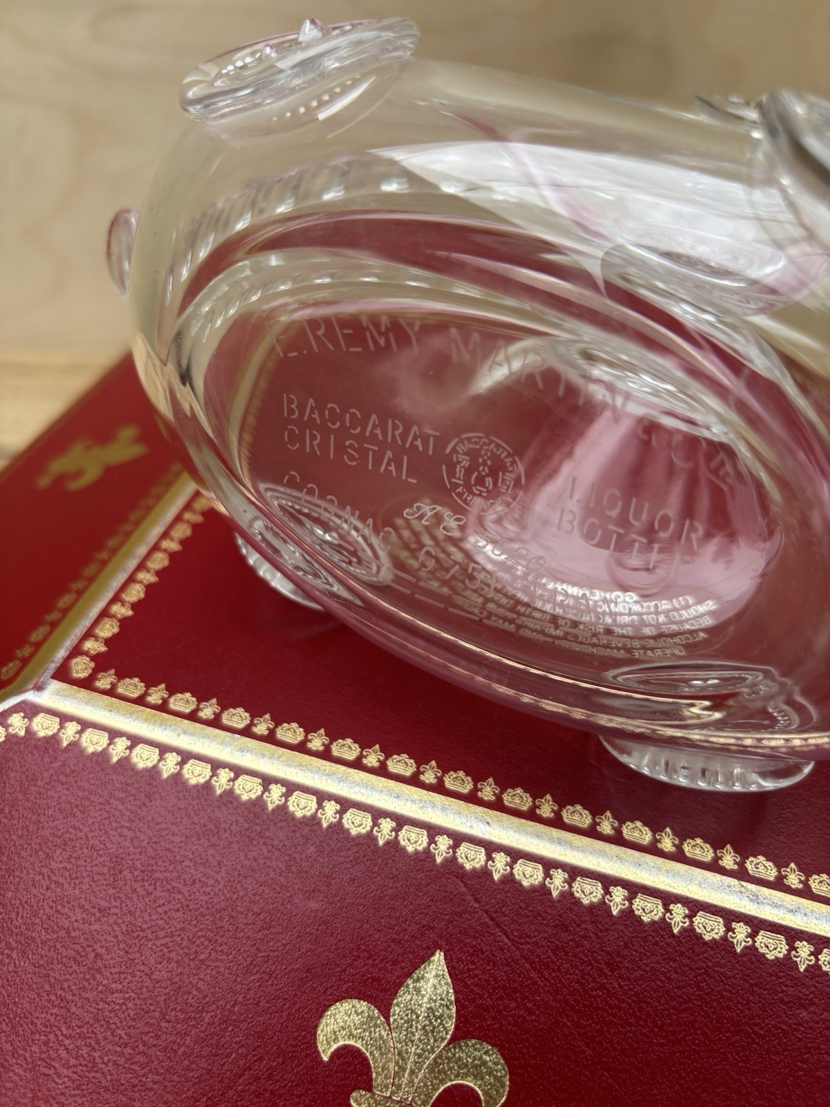 Vintage Remy Martin Louis XIII Decanter Box Booklet MATCHING AE Serial Baccarat