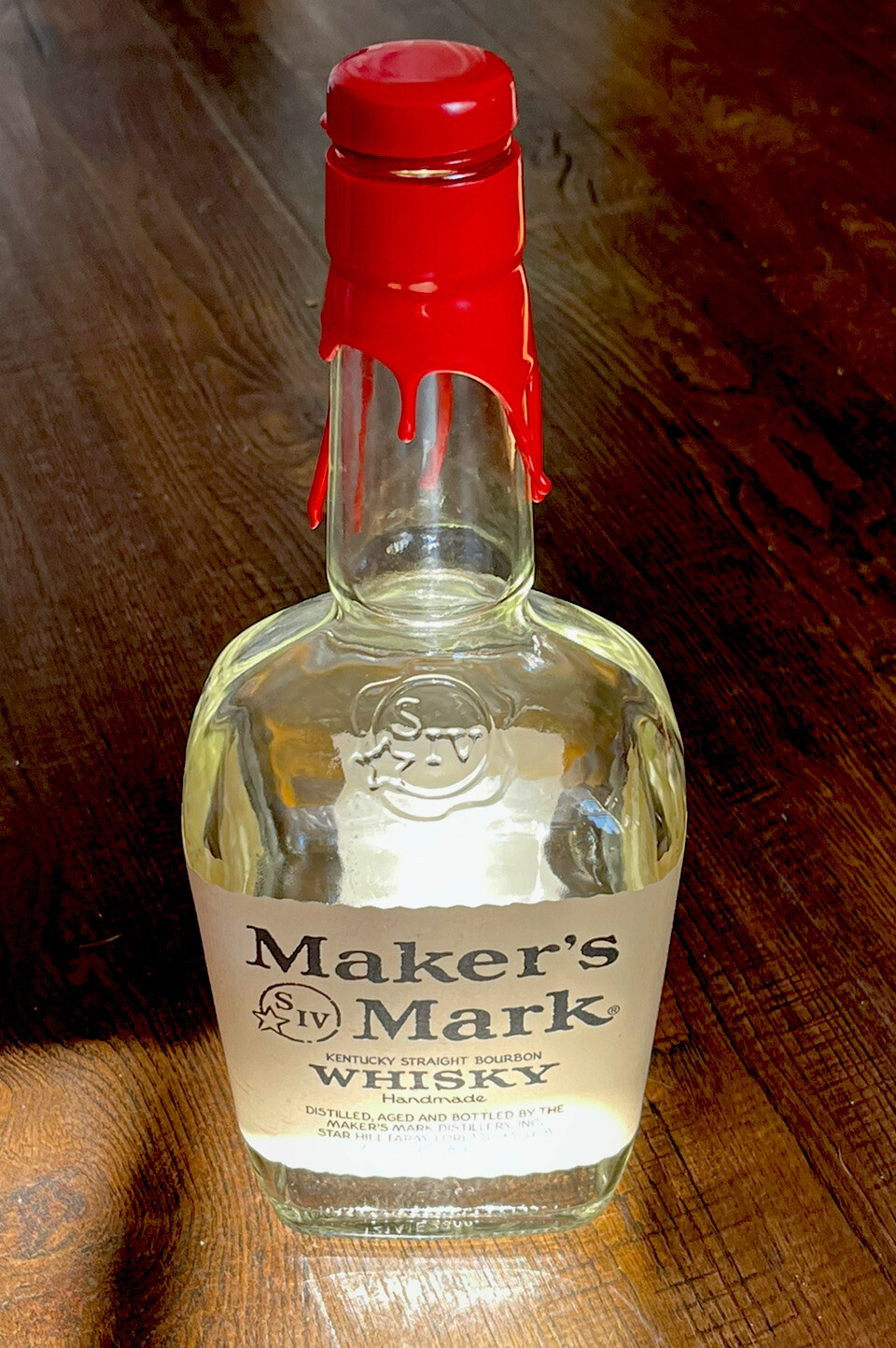 Maker’s Mark Whisky Empty 750 ml Bottle