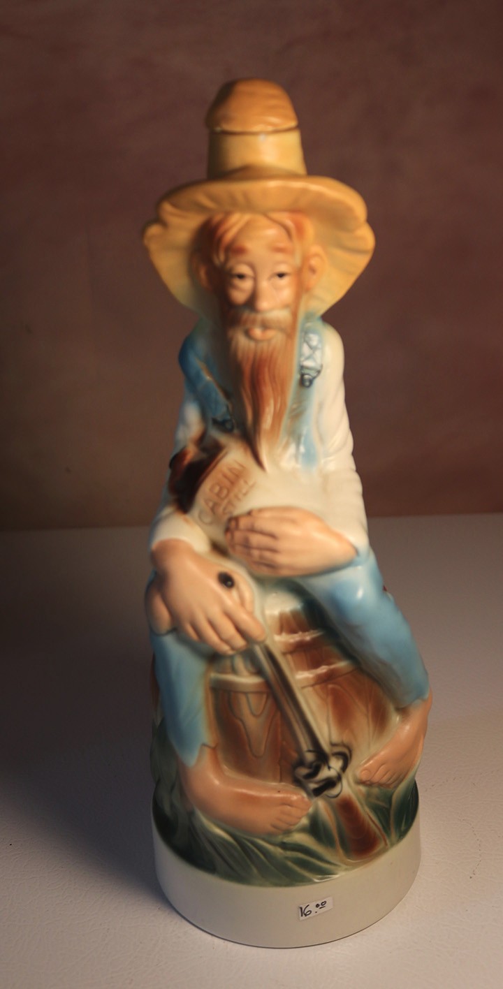 Stitzel-Weller Collectors Cabin Still Collector’s Gallery Bourbon Decanter, 1969