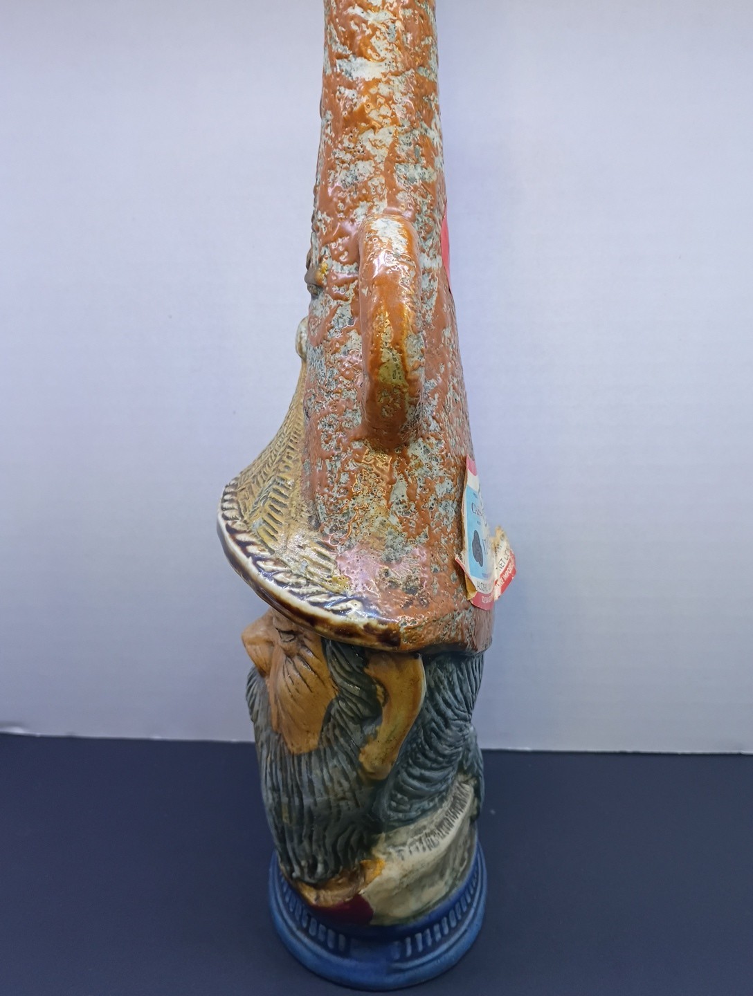 Casa Vento Faces of the World Asian Men Figural Bottle Empty