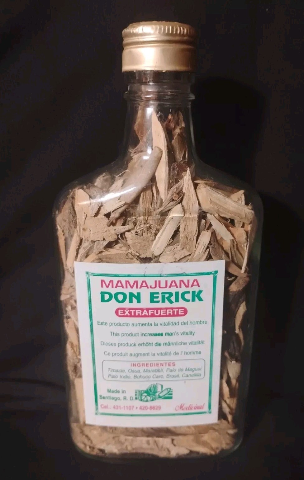 Mamajuana Mixture Bottle