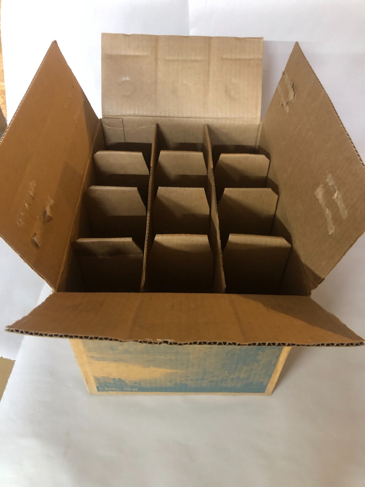 BUFFALO TRACE Empty Case BOX 12 x 750 ml Section (M3192)