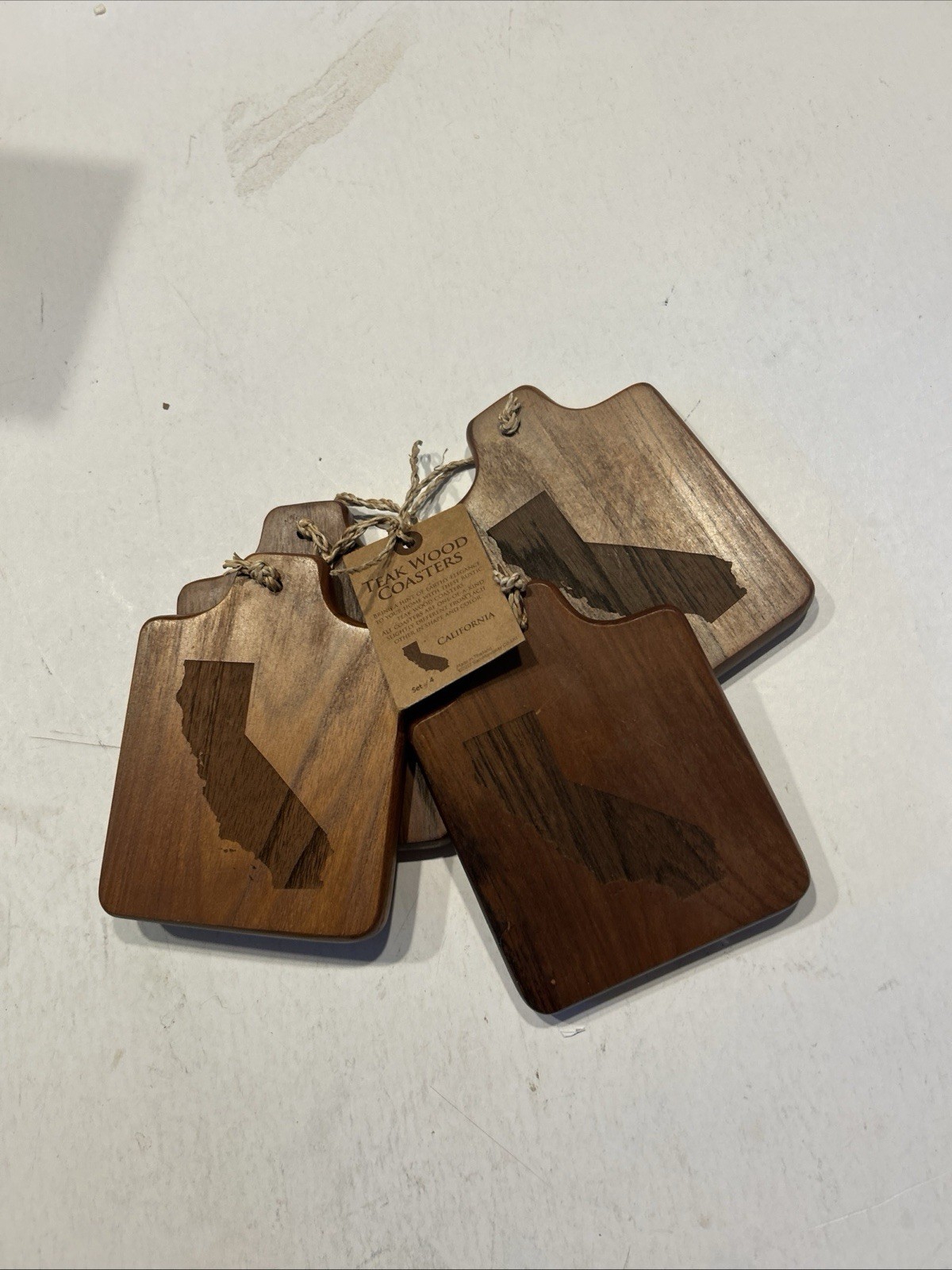 Teal Wood Costers California