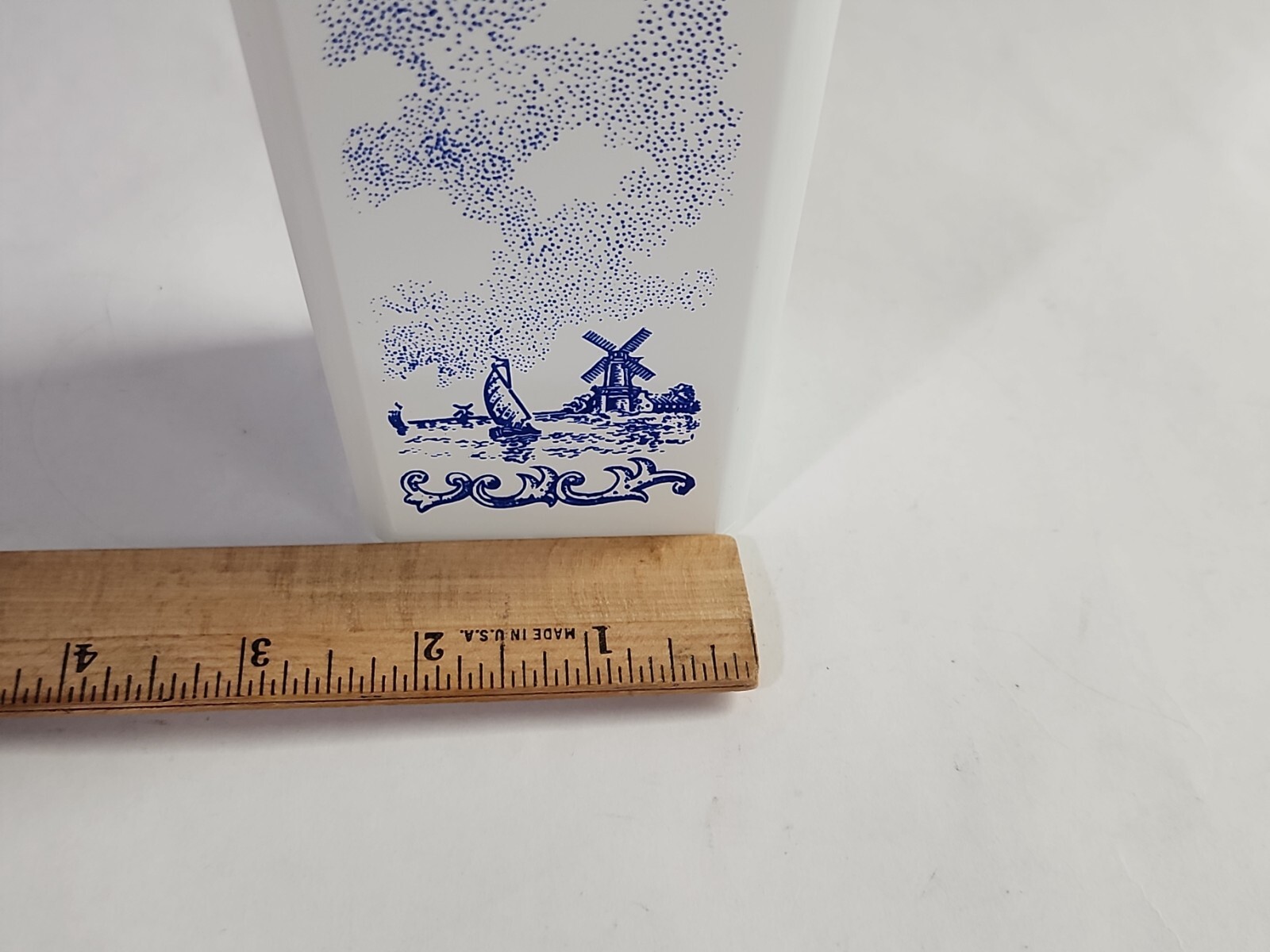 Vandermint Liqueur Bottle Tulip Top Windmill Holland Vintage EMPTY – FED WARNING