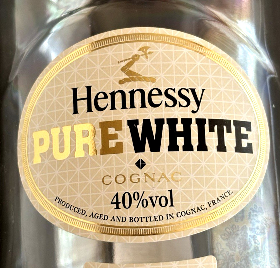 Pure White Hennessy Cognac Bottle e70cl 700 ml Empty Imported France G4
