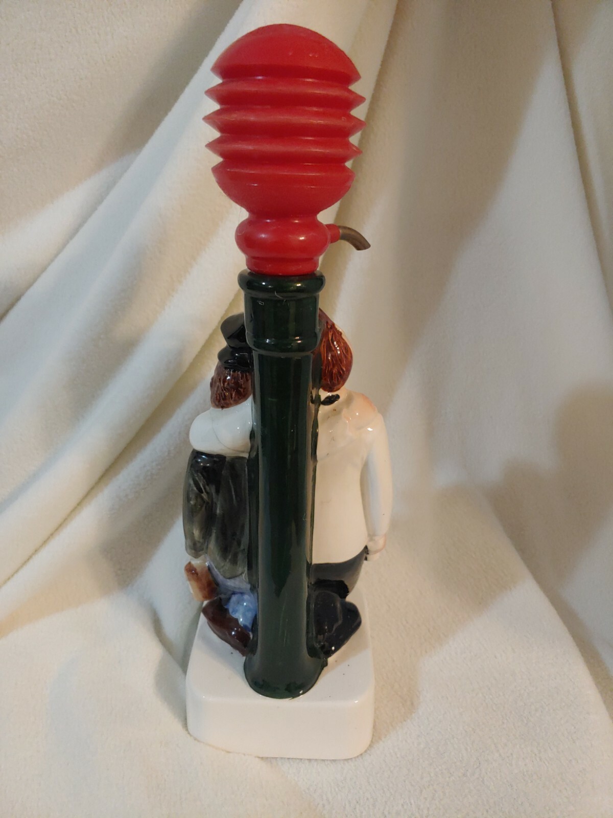 Vintage Porcelain Bottle Creme de Menthe Dispenser