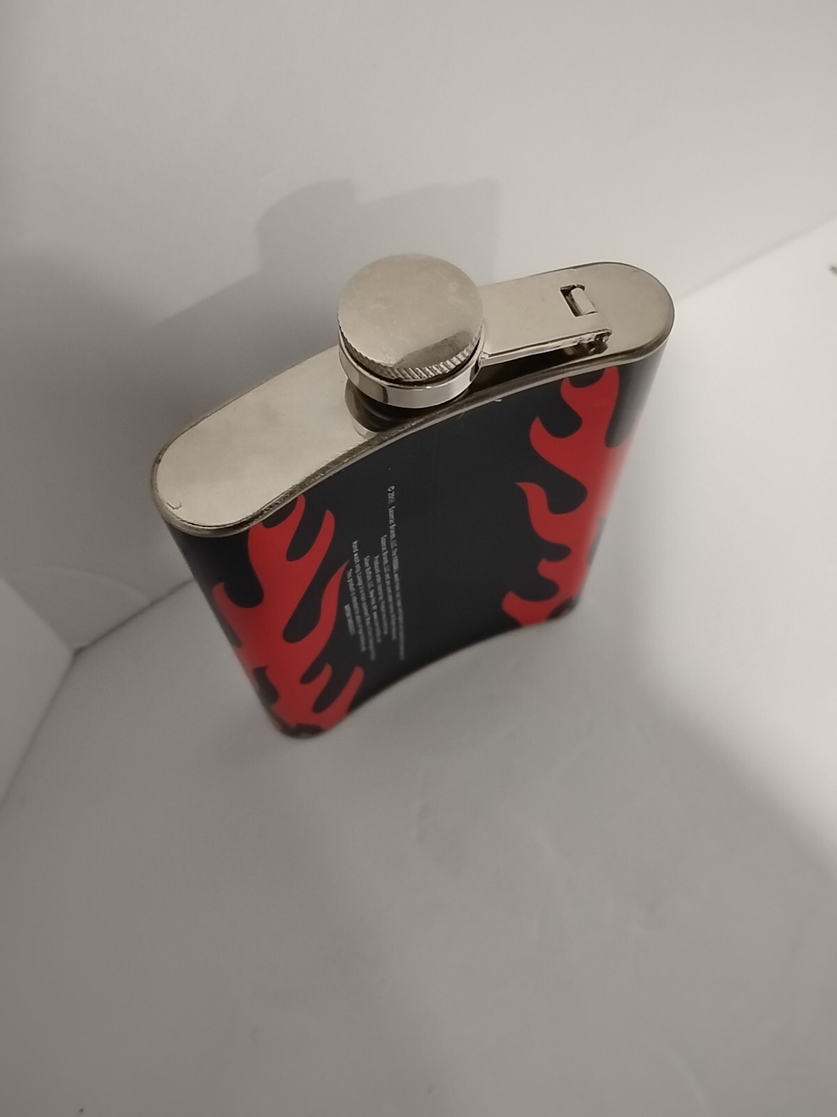 Fireball Whisky Stainless Steel 7oz Flask «Tastes Like Heaven Burns Like Hell»