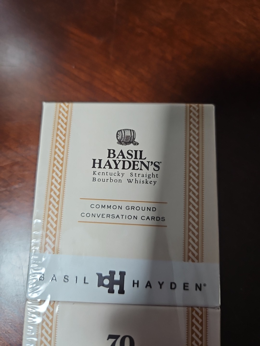 Basil Hayden’s Kentucky Straight Bourbon Whiskey Conversation Cards Sealed
