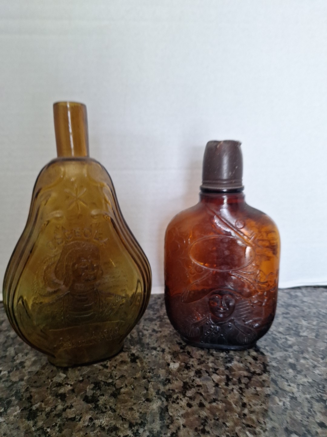 Lot of 2 vintage bottles