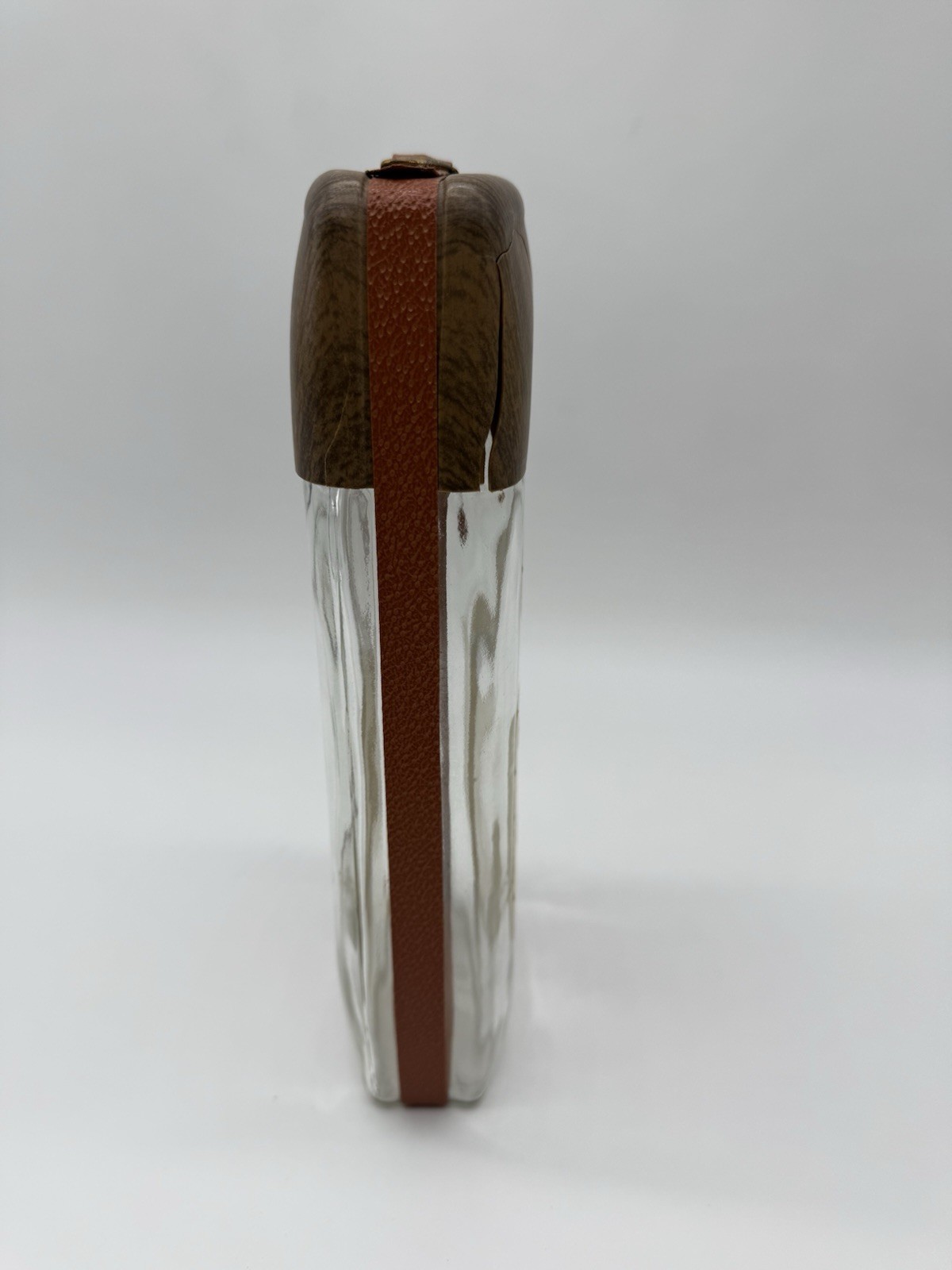 Old Crow Kentucky Straight Bourbon Whiskey 4/5 Quart Traveler Empty Bottle