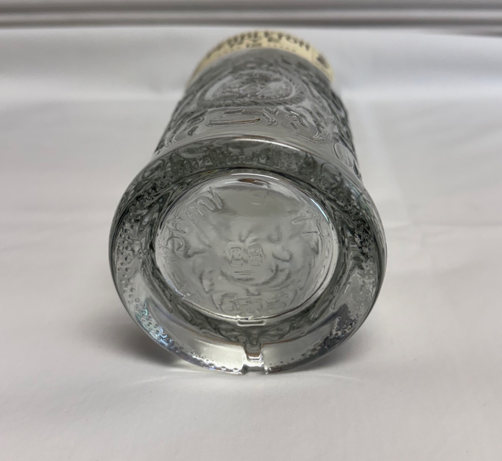 Empty 1910 Pendleton Canadian Rye Whisky Bottle 750ml Arts Crafts Embossed Glass