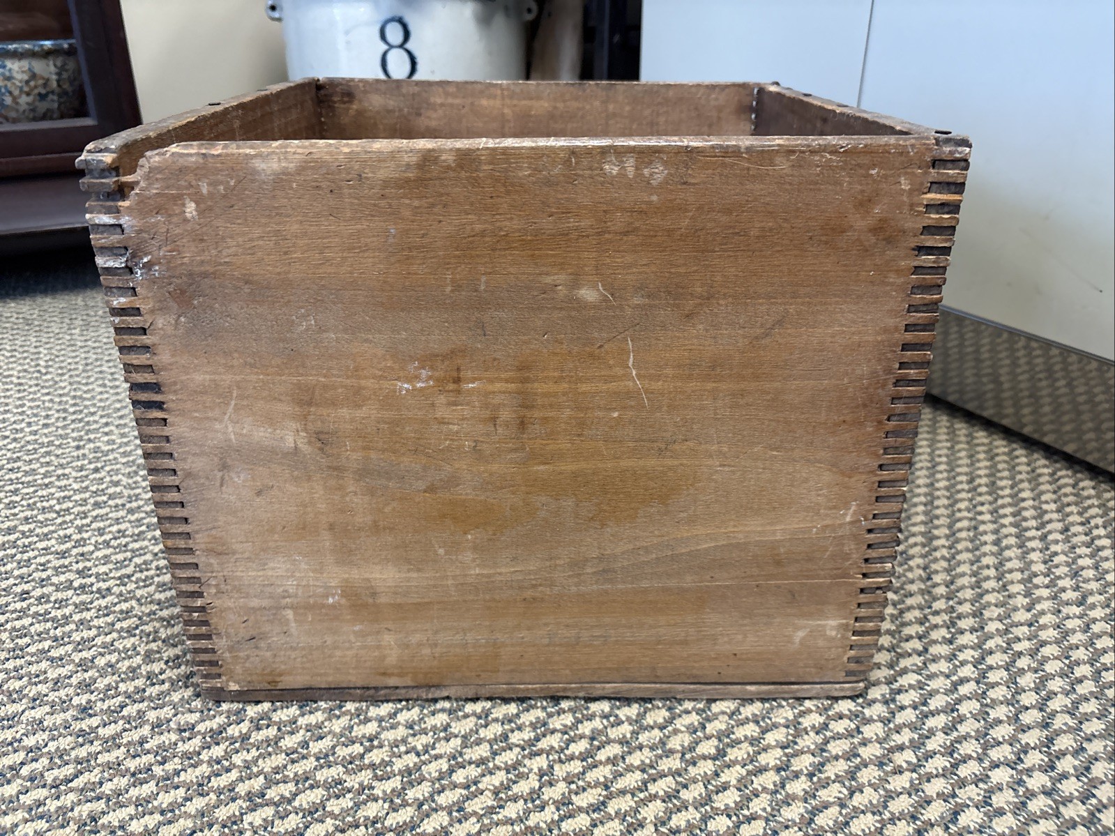 Antique Henry Sutherland Distillery Crate Kentucky Whiskey Foster Wood Box 1916