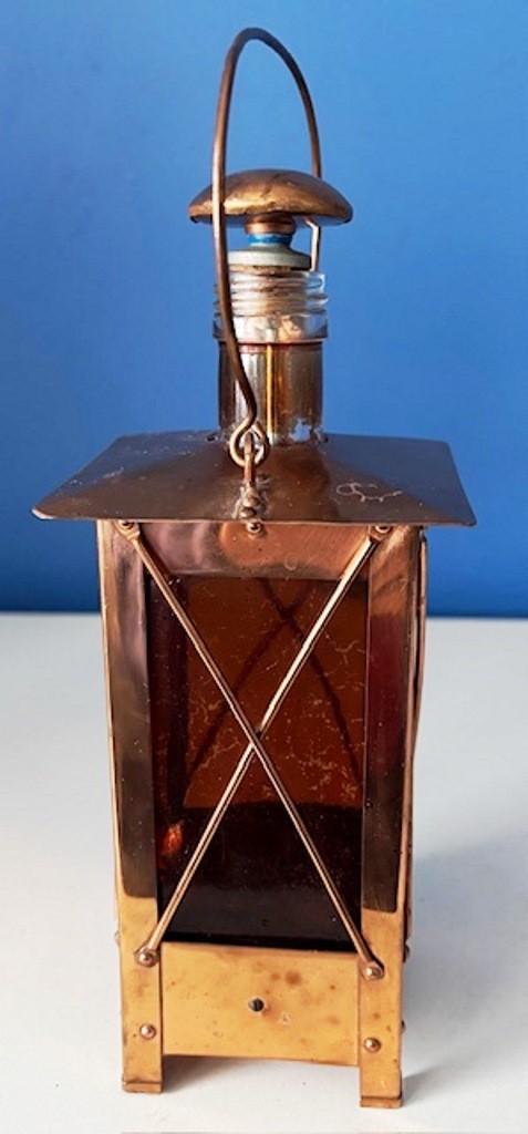 RARE 50/60’s MAPSA SWISS MOVEMENT COPPER MUSICAL LIQUOR DECANTER w/STOPPER