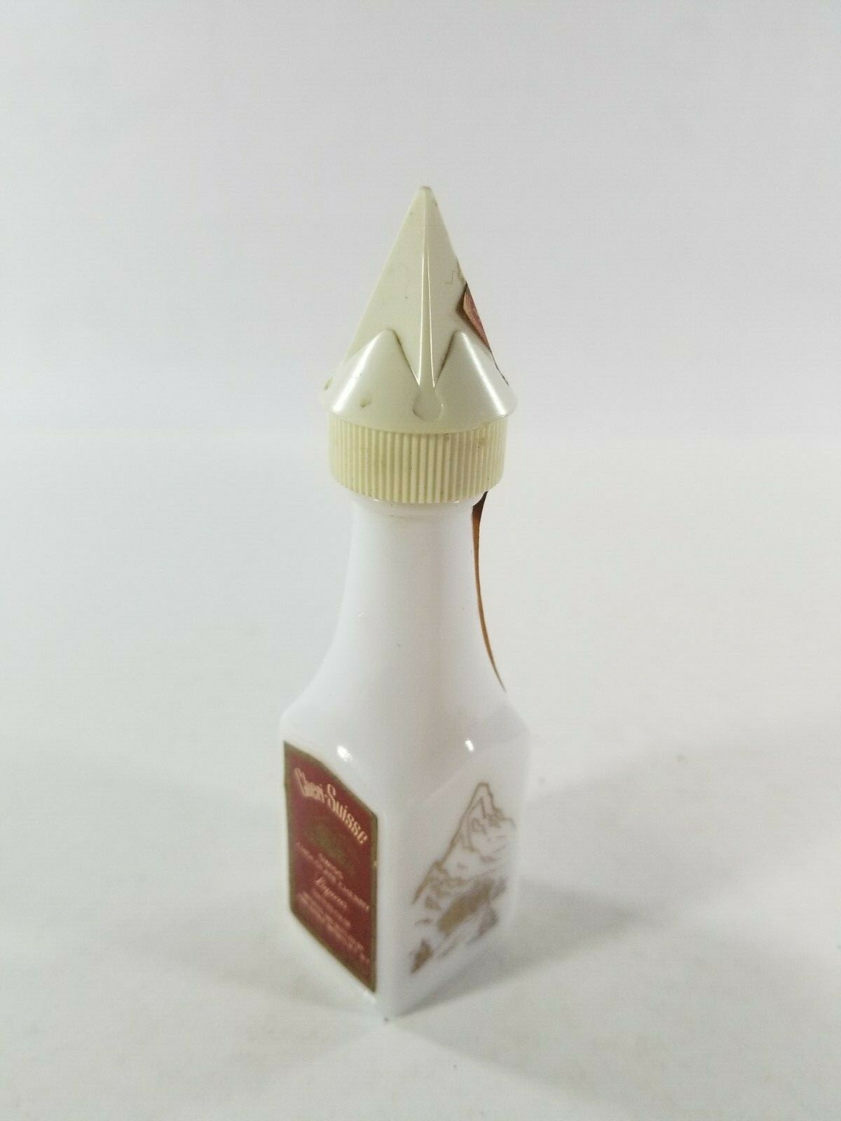 VINTAGE PRE-1979 AIRPLANE LIQUOR BOTTLE (EMPTY) CHERI-SUISSE CHOCOLATE CHERRY