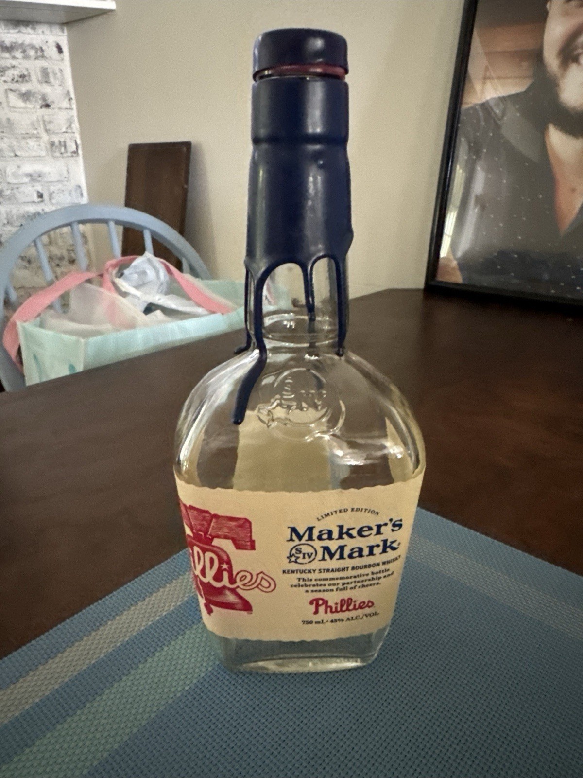 Maker’s Mark Whisky Empty 750 ml Bottle