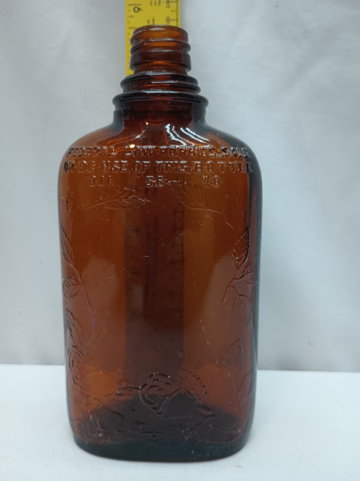 Frankfort Distilleries Roses One Pint #11 Amber Bottle