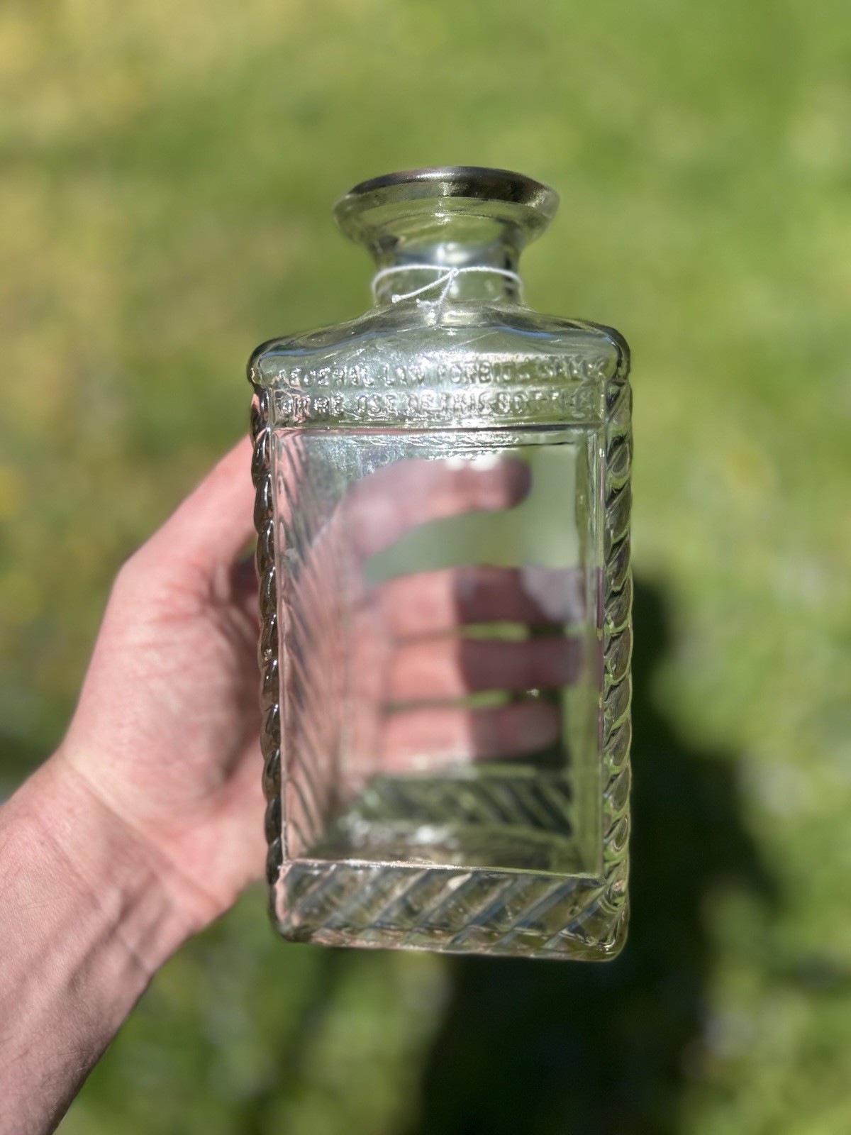 Old Mr. Boston liquor decanter bottle from the 1940s Excellent Vintage