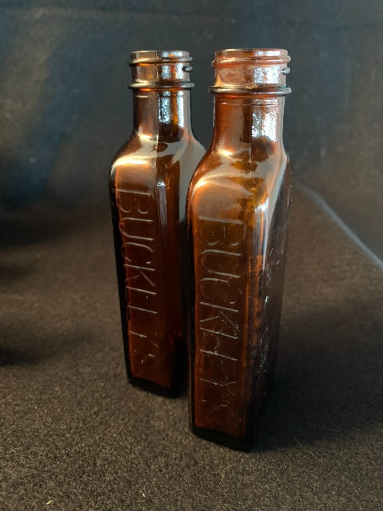 Massive VTG Brown Glass Bottle Lot of 18 – Mixed Apothecary Medicine Vials Decor