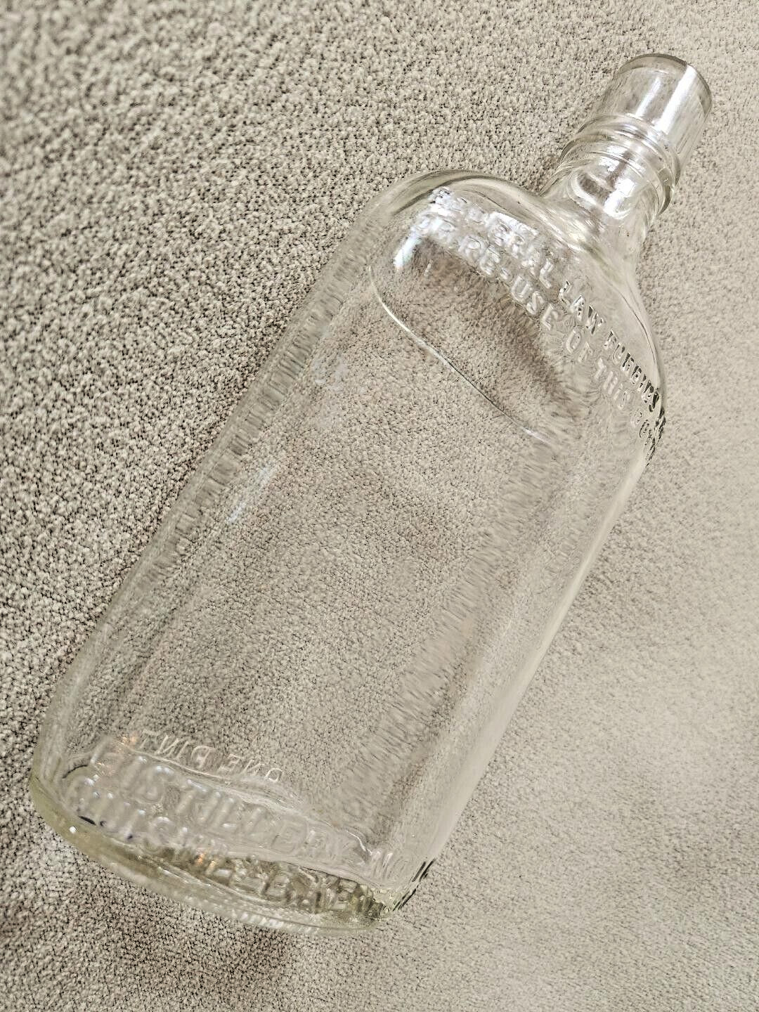 Stitzel-Weller Distillery No. 16 Old Fitzgerald One Pint Glass Bottle Owens-IL