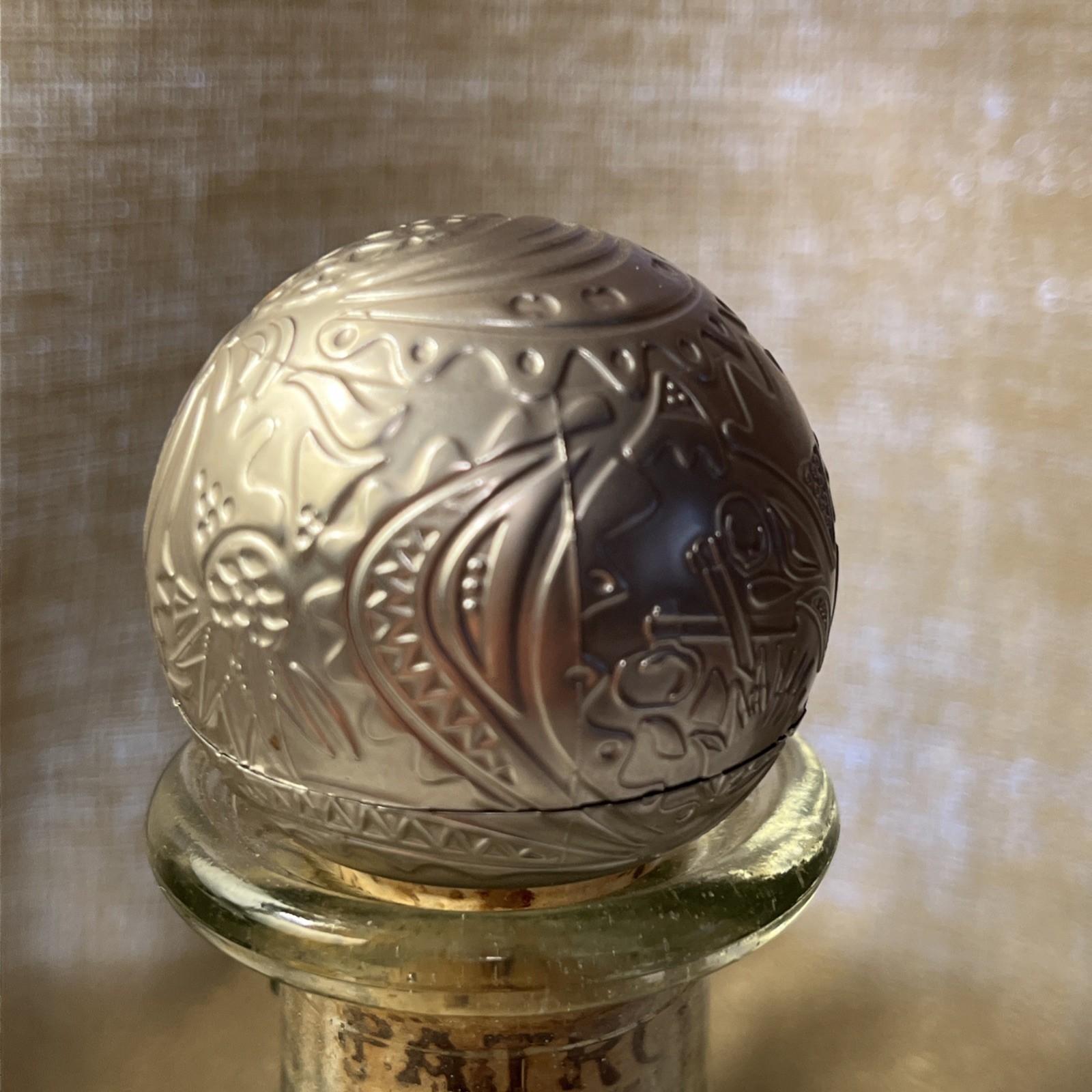 Patron Silver Limited Edition Tequila Bottle, Pewter Bee Label and Cork 1492