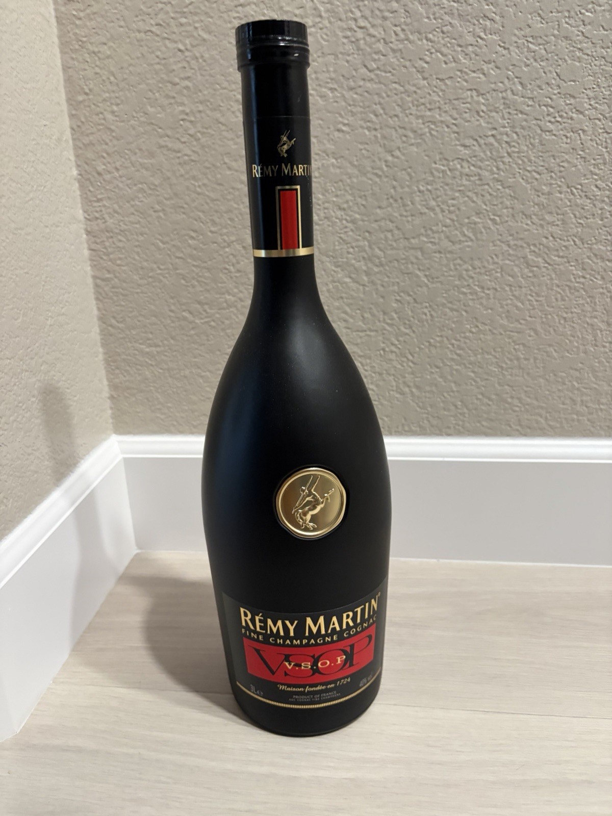 Rare Remy Martin Fine Champagne Cognac VSOP 3L Empty Display Bottle