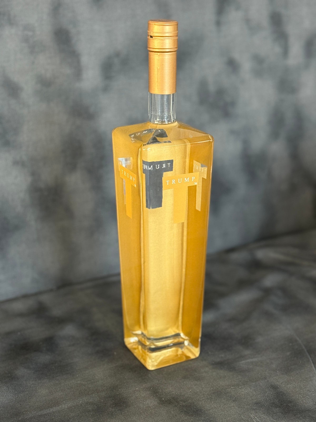 Rare Collectible Trump Super Premium Vodka Empty Bottle large 1 L