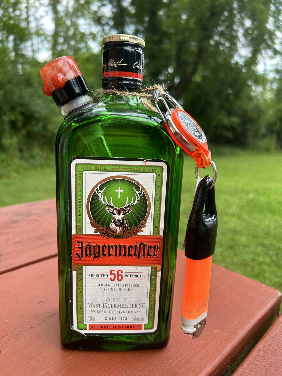 Jägermeister Liquor Bottle Bong