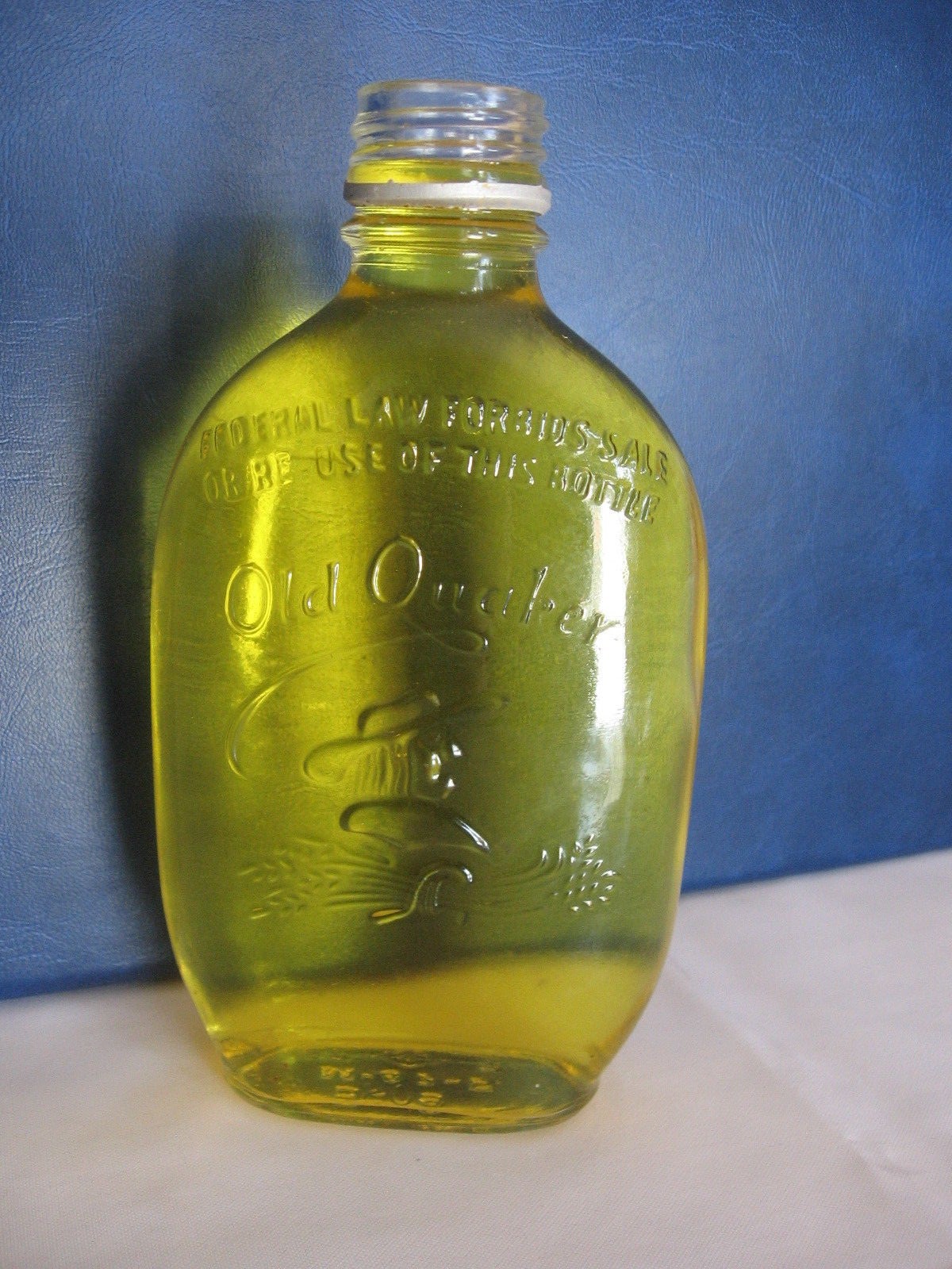 Old Quaker Bottle 8oz Clear Jentacular