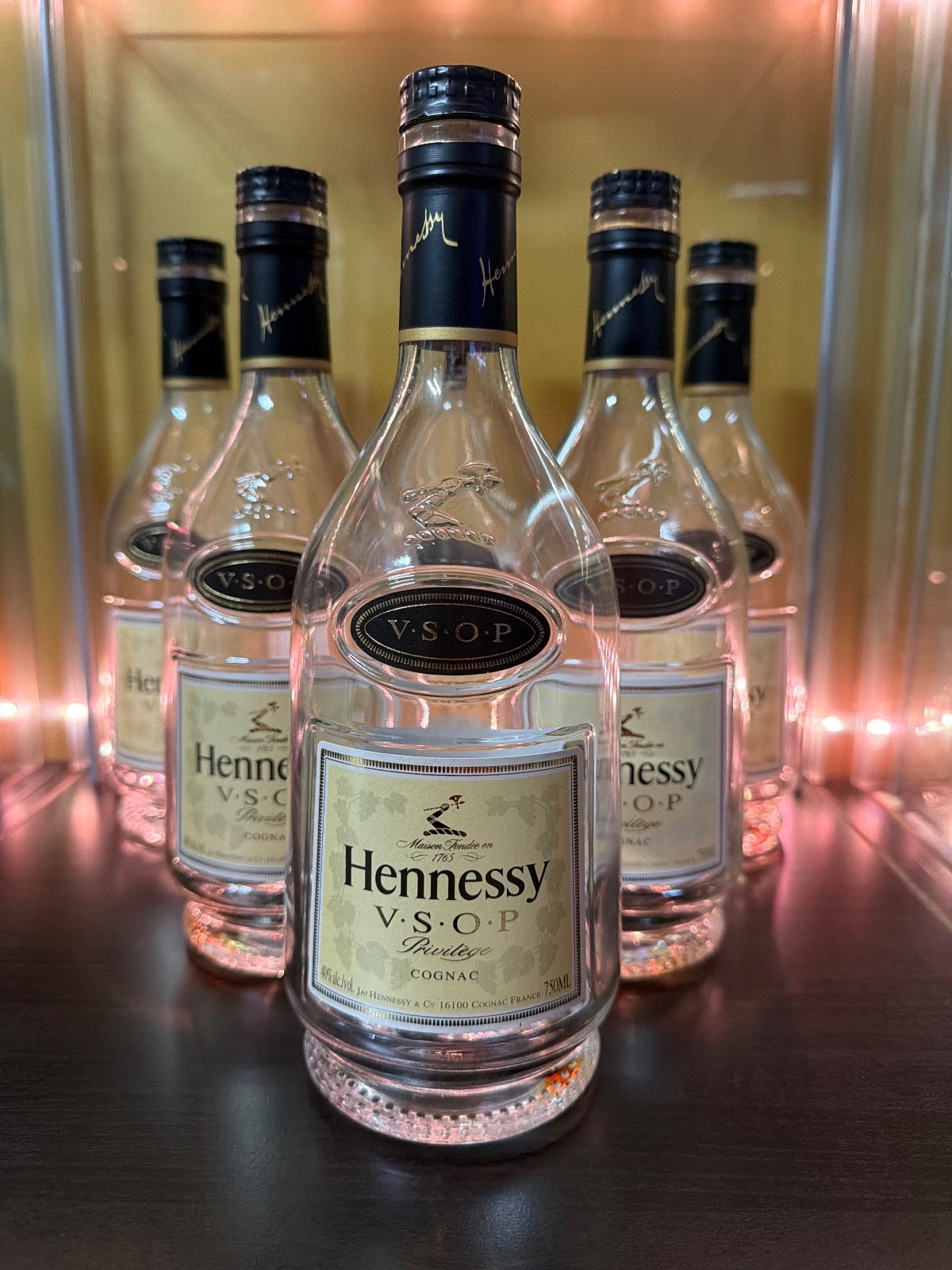 Hennessy VSOP Privilege cognac 750ml bottle and box – Empty Bottw