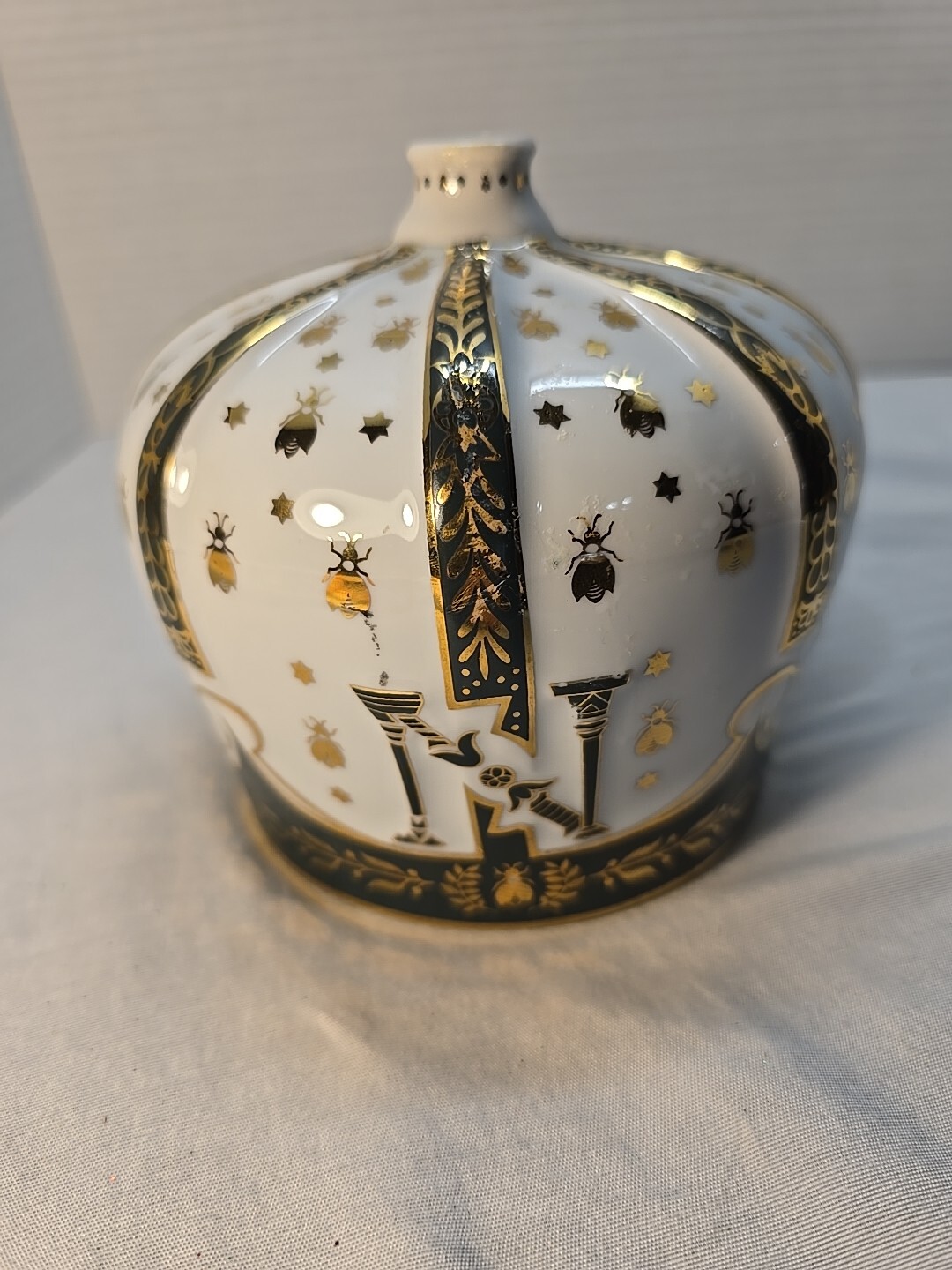 Napoleon Sempe Crown Armagnac Cognac France Crown Empty Bottle Decanter No Top