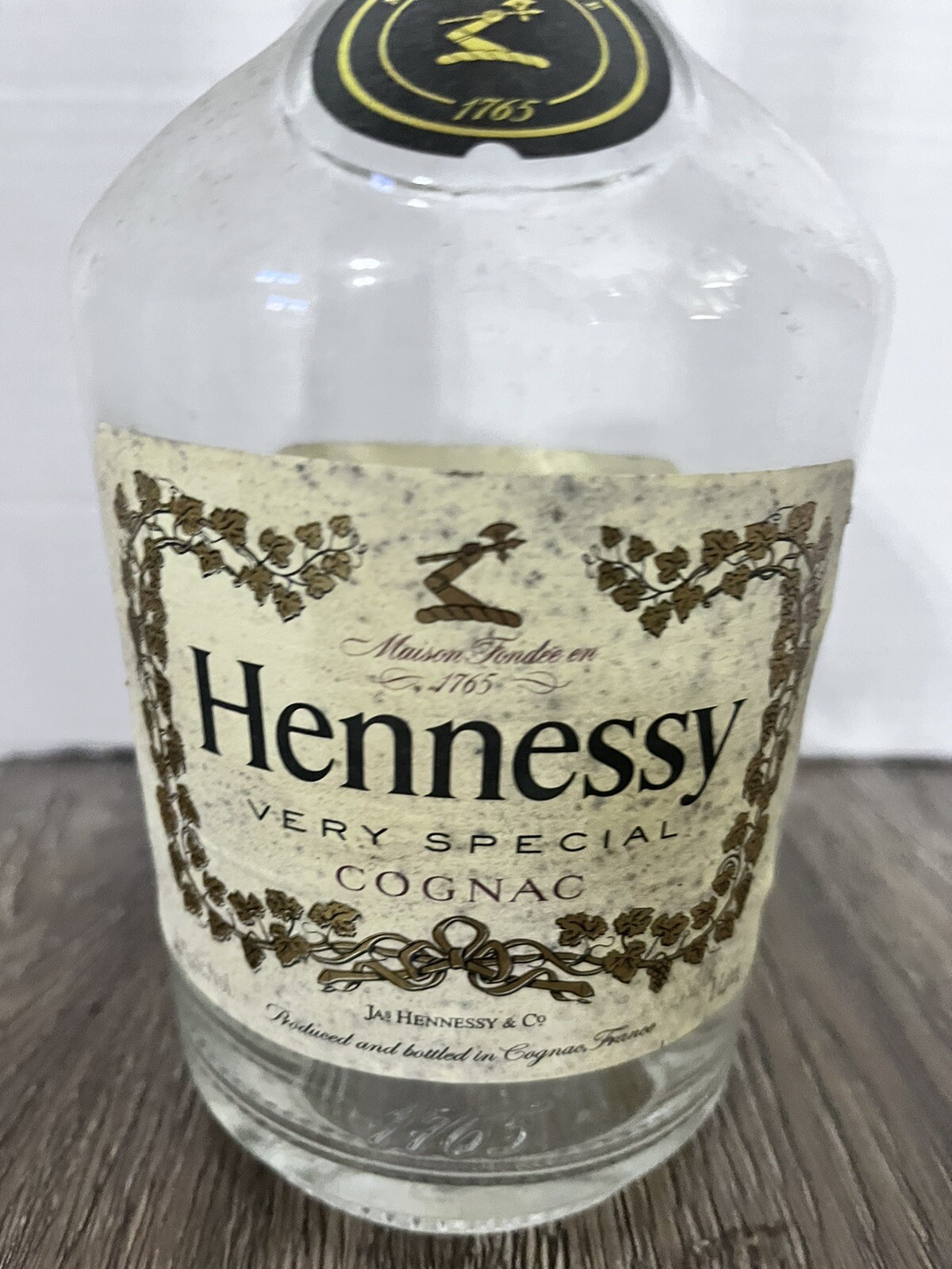 Hennessy Empty Bottle 1 Ltr Scotch @ See All Photos@ Cognac