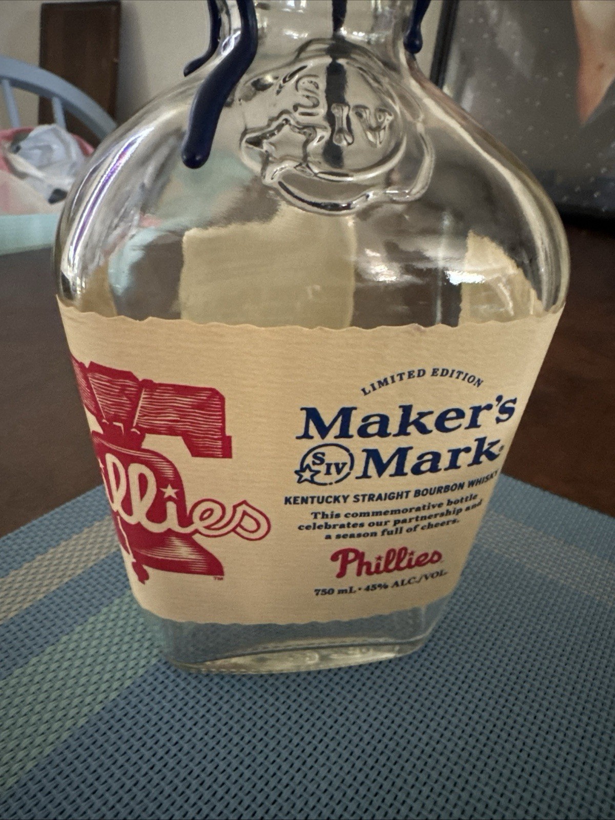 Maker’s Mark Whisky Empty 750 ml Bottle