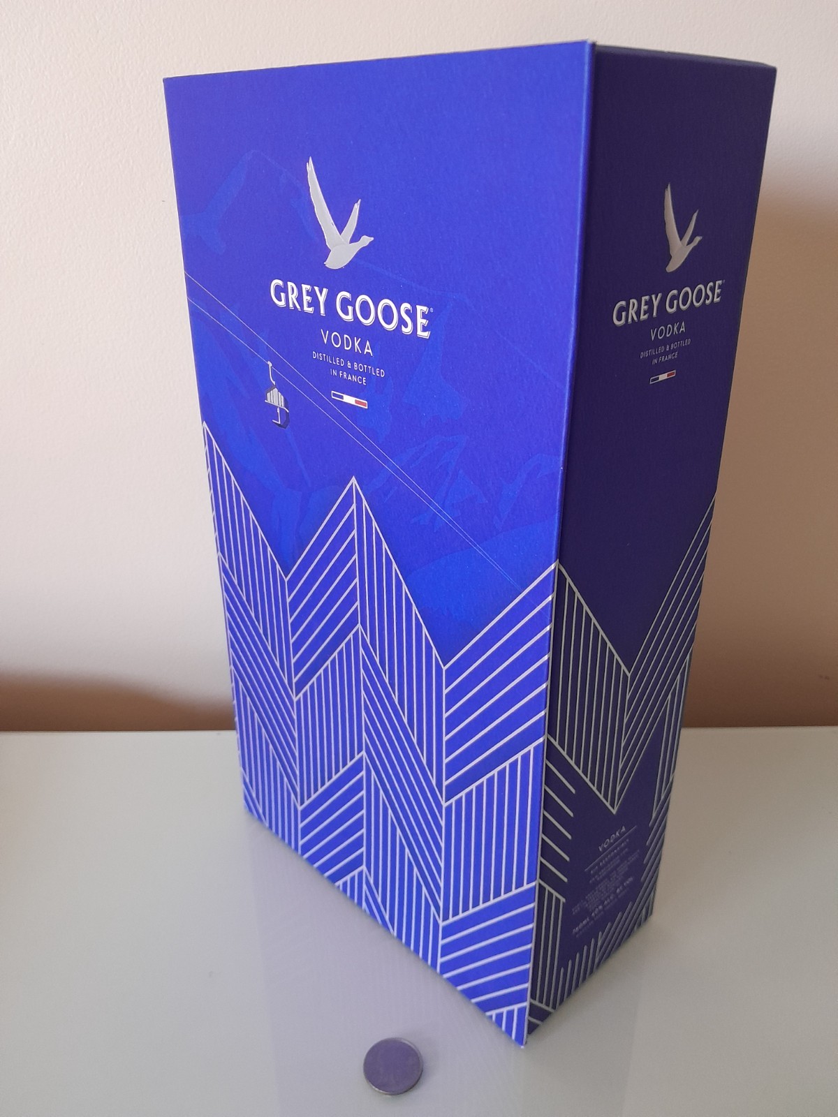 EMPTY Grey Goose Vodka «Le Fizz» & «Martini Gift» Box Set w/ Insert – Clean!